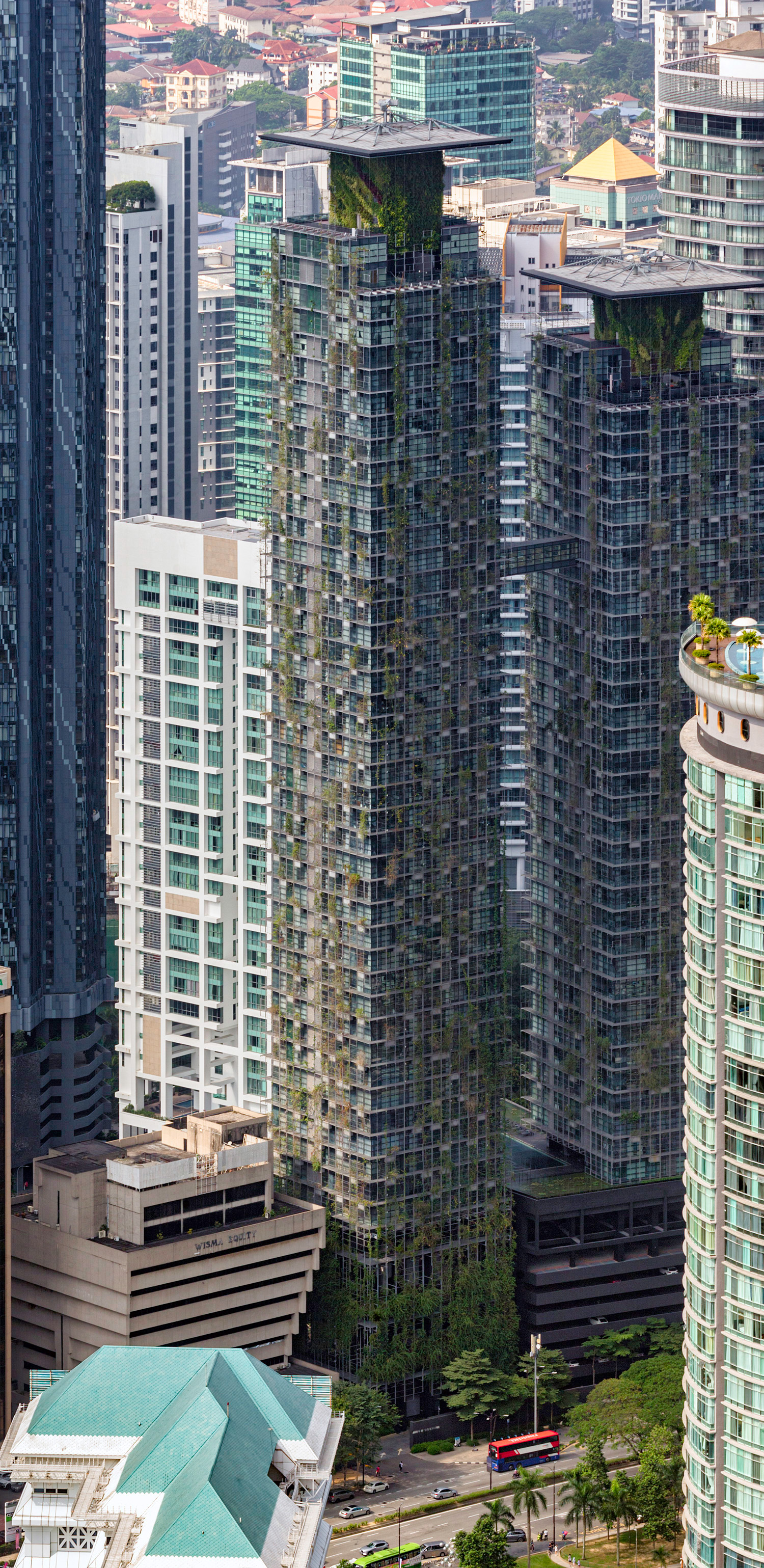 Le Nouvel Tower 1, Kuala Lumpur - View from KL Tower. © Mathias Beinling